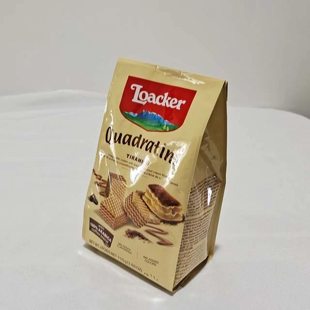 Custom Printed Food Packaging Bags Snack And Biscuit Rolled - Edge Sealed Bags manufacturers